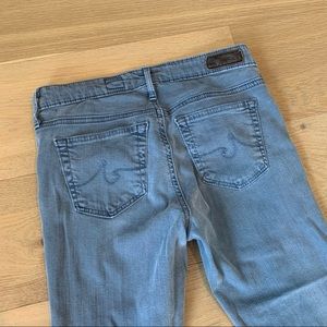 AG womens faded blue denim jean 25R